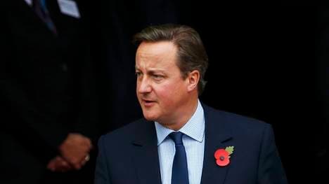 David Cameron ist Premierminister von Großbritannien