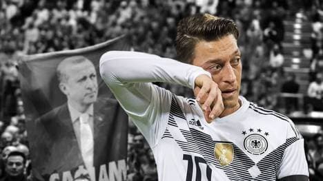Mesut Özil (r.) ließ sich mit Recep Tayyip Erdogan ablichten