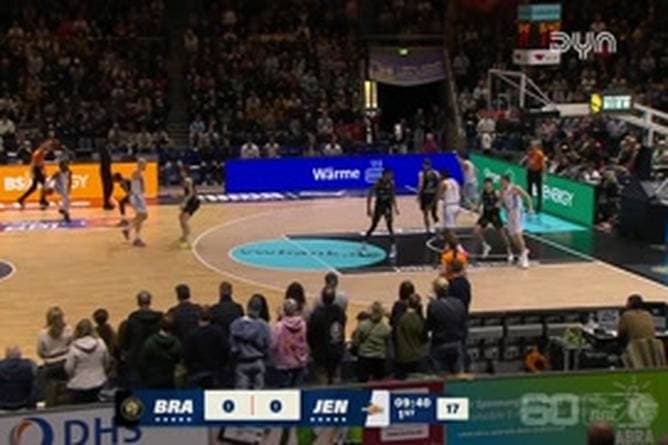Spiel Highlights zu Basketball Löwen Braunschweig - Science City Jena