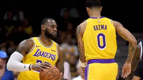 LeBron James feierte sein Debüt für die Los Angeles Lakers