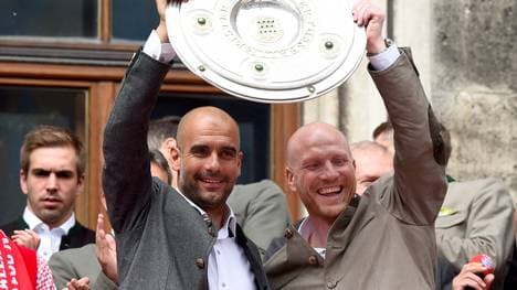 Auch mit Heynckes-Nachfolger Pep Guardiola hat Sammer allen Grund zum Feiern. 