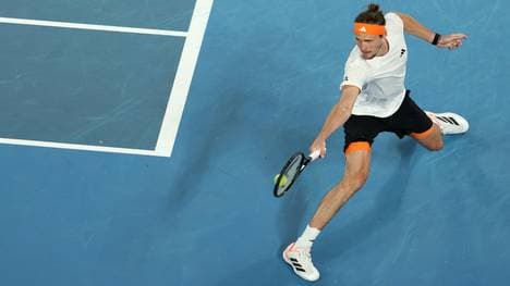 Alexander Zverev müht sich vergeblich