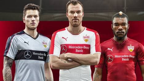 Das Auswärtstrikot des VfB Stuttgart (l.) wird nicht weiter produziert
