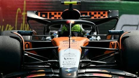 Lando Norris startet von der Pole Position