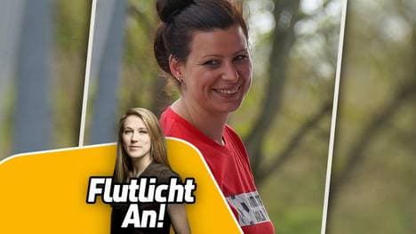 Mara Pfeiffer (v.) unterhielt sich mit Helen Breit, die unter anderem im Vorstand von "Unsere Kurve" aktiv ist