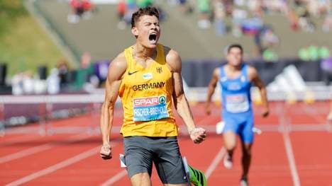 Jubel nach dem Rekordlauf von Owe Fischer-Breiholz