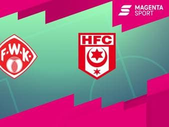 FC Würzburger Kickers - Hallescher FC: Tore und Highlights | 3. Liga