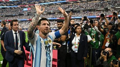 Lionel Messi nach seinem Doppelpack gegen Österreich