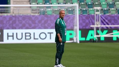 Bundestrainer Christian Wück in St. Gallen