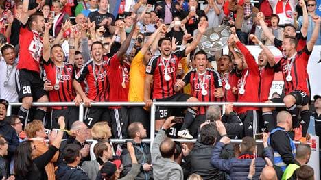 Der FC Ingolstadt feiert den Aufstieg
