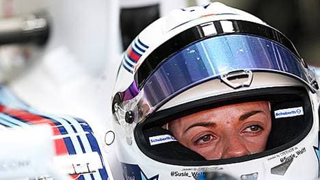 Susie Wolff ist seit 2013 Testfahrerrin bei Williams. Die Bilder des Trainings in Hockenheim ZUM DURCHKLICKEN