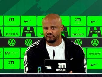 Nach dem Spiel gegen den VfL Wolfsburg spricht Bayern-Coach Vincent Kompany über den Gesundheitszustand von Alphonso Davies. Der Trainer gibt ein Update zur aktuellen Situation des Außenverteidigers.