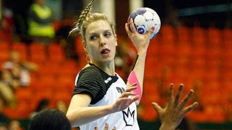 Susann Müller im Dress der Deutschen Nationialmannschaft