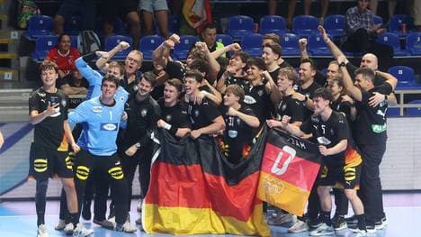 Die deutschen U18-Handballer sind Europameister