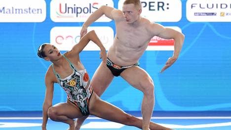 Michelle Zimmer und Frithjof Seidel gehörten zum deutschen Team