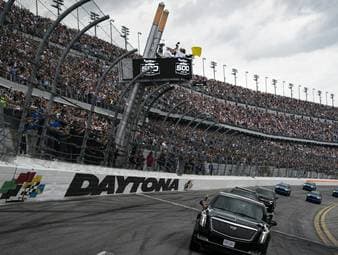 Beim Daytona 500: Nächste Sportinszenierung von Trump