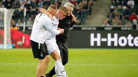 Luca Netz musste verletzt ausgewechselt werden