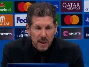 Im Viertelfinale der UEFA Champions League geht es für Atletico Madrid gegen den FC Barcelona. Trainer Diego Simeone gerät ins Schwärmen.