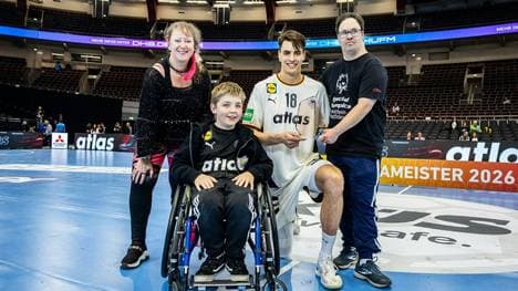 Köster mit Special-Olympics-Athleten
