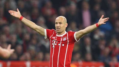 Arjen Robben war mit der Leistung des FC Bayern nicht zufrieden
