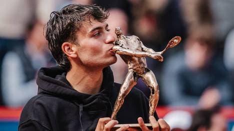 Flavio Cobolli gewann vor einer Woche das Turnier am Hamburger Rothenbaum