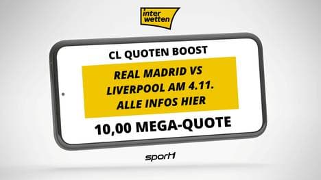Real Madrid vs Liverpool - Champions League Quotenboost bei Interwetten