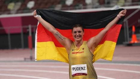 Kristin Pudenz gewann sensationell Silber im Diskuswerfen