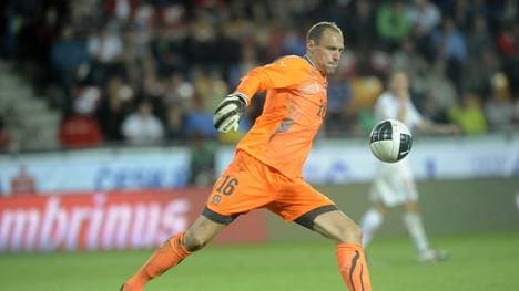 Jaroslav Drobny, goalkeeper of Czech Rep