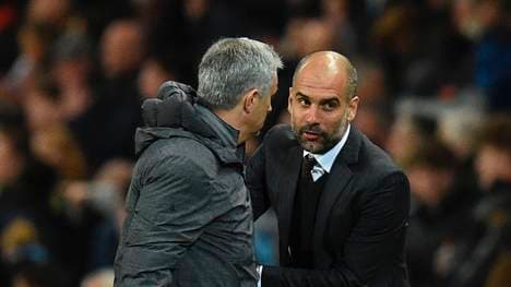 Pep Guardiola sieht seinen Trainerkollegen Jose Mourinho als Zwilling