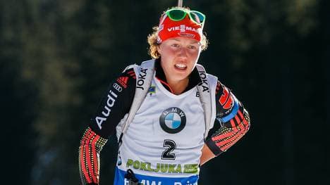 Laura Dahlmeier kann in Antholz nicht an den Start gehen