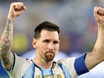 Pure Erleichterung bei Messi
