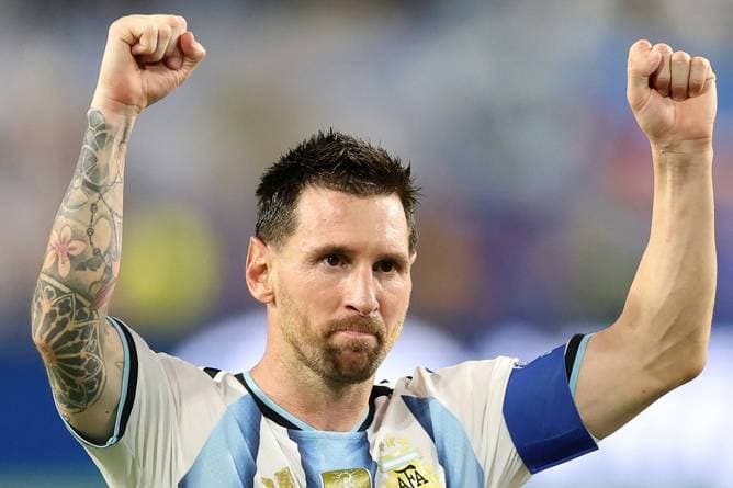 Pure Erleichterung bei Messi