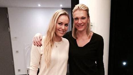 Maria Höfl-Riesch-Lindsey Vonn-Dinner
