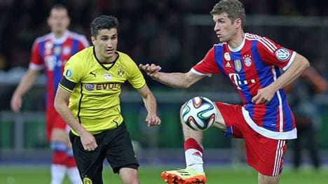 Nuri Sahin (l.) gewann mit Borussia Dortmund im vergangene Jahr den Supercup