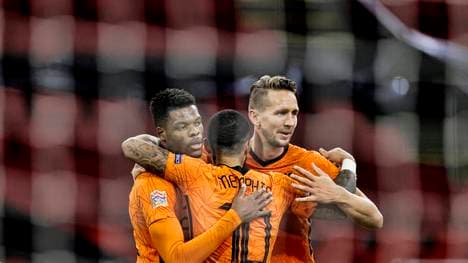 Für Luuk de Jong (r.) ist die EM beendet