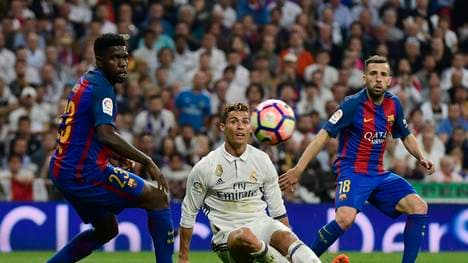 Clasico zwischen dem FC Barcelona und Real Madrid