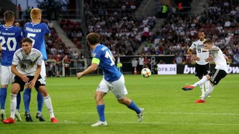 Marco Reus erzielte gegen Estland einen Treffer mit Seltenheitswert