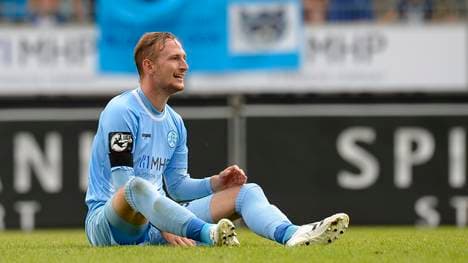 Manuel Fischer von den Stuttgarter Kickers fällt lange aus