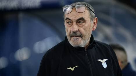 Sarri mit Lazio im Pokalfinale