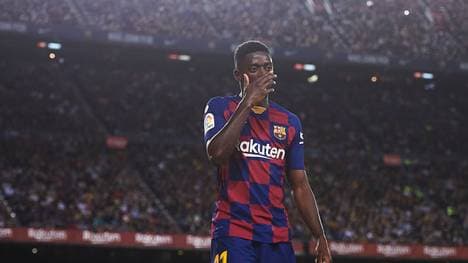 Barca-Profi Ousmane Dembélé sah gegen Sevilla die Rote Karte