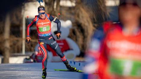 Johannes Thingnes Bö erkämpfte noch Silber für Norwegen