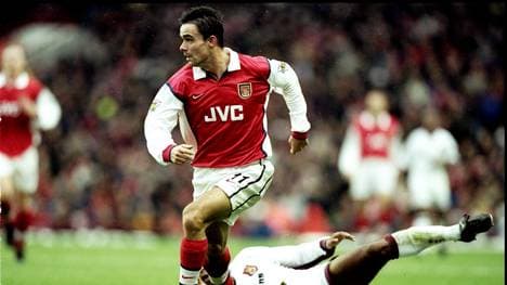 Arsenal v West Ham Marc Overmars