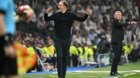 Tuchel an der Seitenlinie in Madrid