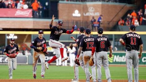 Die Washington Nationals gewannen Spiel eins