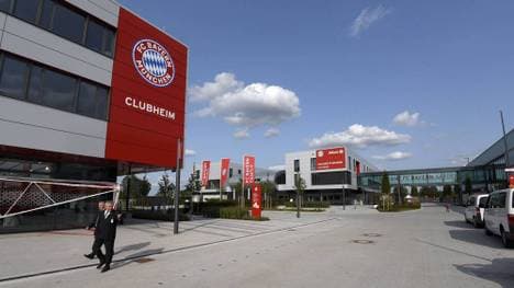 Der FC Bayern Campus in der nähe der Allianz Arena in München