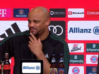 Harry Kane, der einen Elfmeter verursacht, und eine Fehlerkette beim zweiten Gegentor: Vincent Kompany hat nach dem Spiel gegen Eintracht Frankfurt vieles aufzuarbeiten. Trotzdem nimmt der Bayern-Trainer seine Spieler in Schutz.