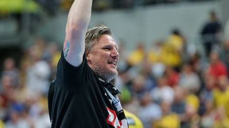 Coach Nicolaj Jacobsen von den Rhein-Neckar Löwen freut sich auf Taleski