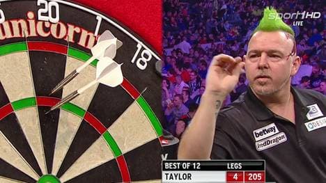 Peter Wright bei der Premier League in Belfast