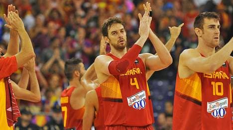 Pau Gasol (m.) gewann 2009 und 2010 den Titel in der NBA