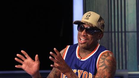 Dennis Rodman Visits The FOX Business Network